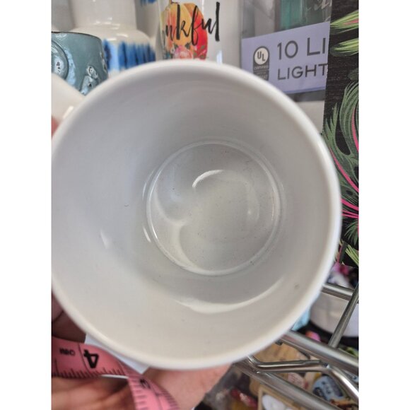 Thankful Ceramic Mug With Fall Pumpkin & Floral Design - Picture 2 of 2